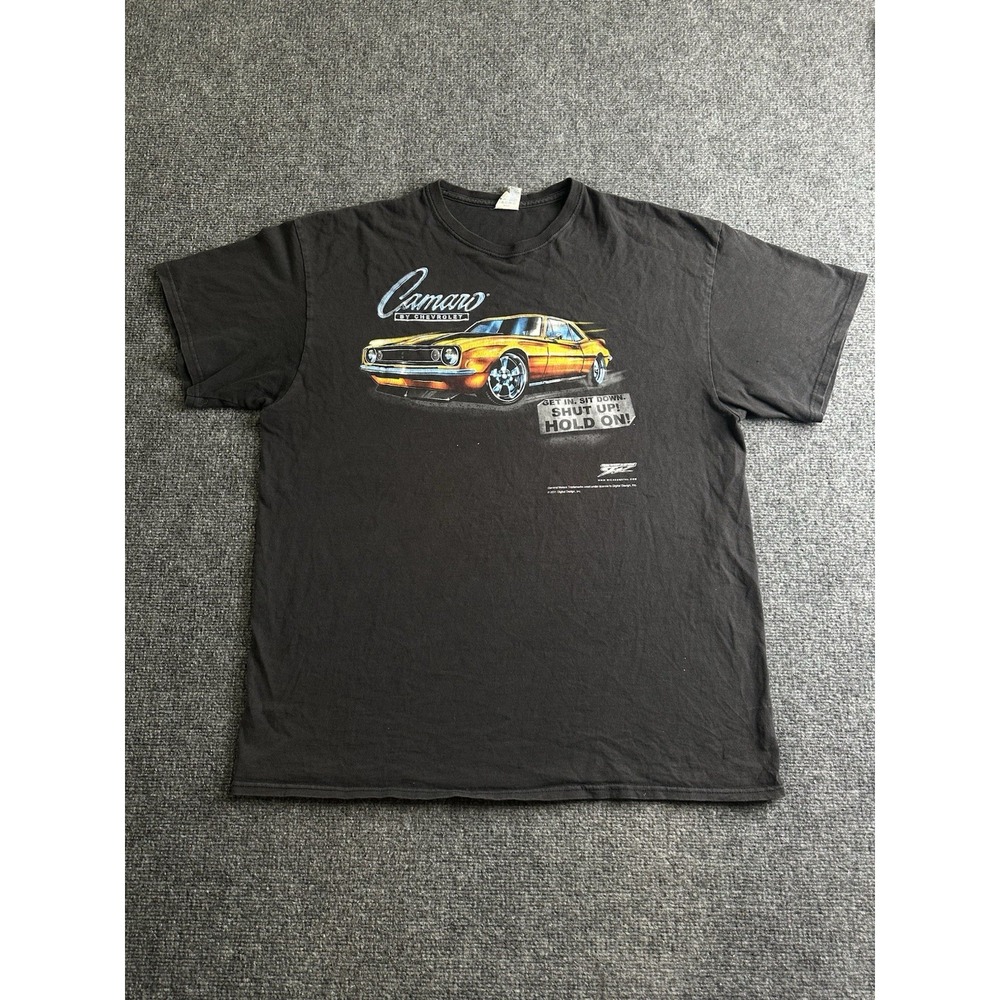 Mens 2011 Chevrolet Camaro Graphic T-Shirt Black, Size XL